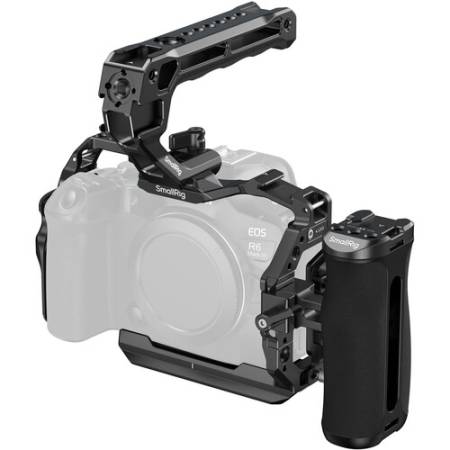 SmallRig 5956 - zestaw Advanced, klatka, uchwyt górny, uchwyt boczny, zacisk kabla USB-C i HDMI do Canon EOS R6 Mark III